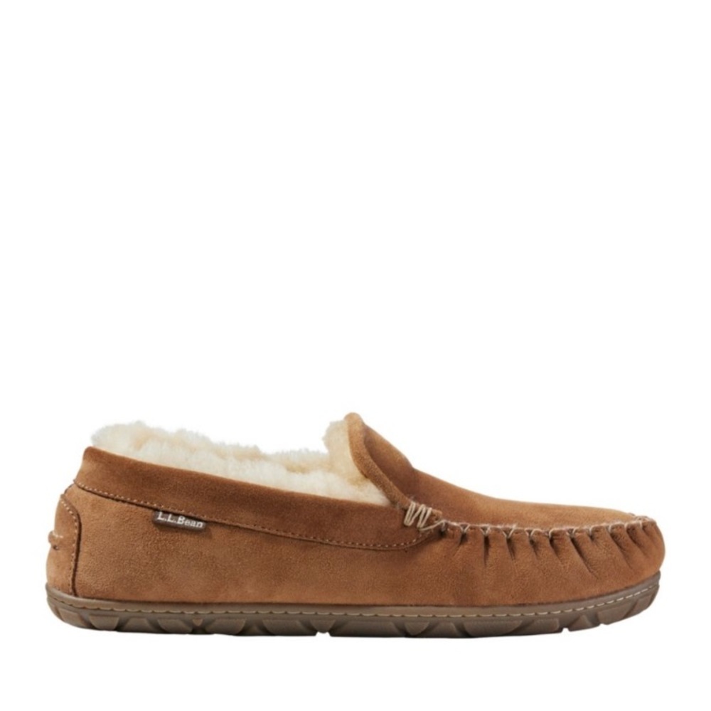 L.L.Bean Men's Wicked Good Slippers, Venetian Chocolate Brown 10 AS IS